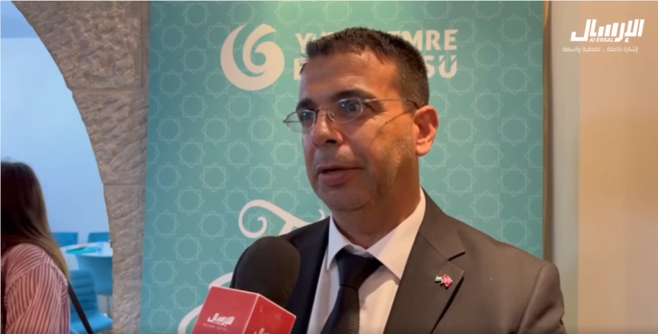 دكتور عبد القادر سطيح مدير المركز الثقافي التركي يتحدث حول أهمية الأبحاث المعروضة في مؤتمر فلسطين في الفترة العثمانية